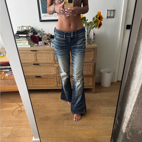 Diesel Denim - Diesel Bootcut and Flare Jeans D-Hush size 26